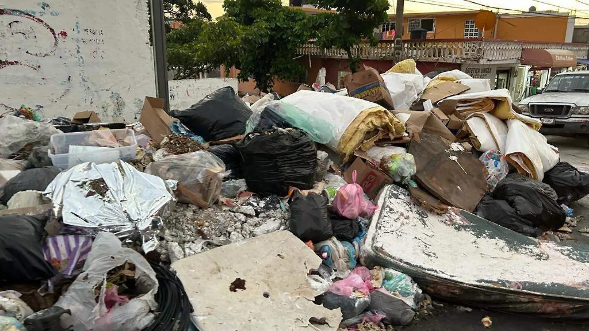 BASURA EN CALLES DE ACA